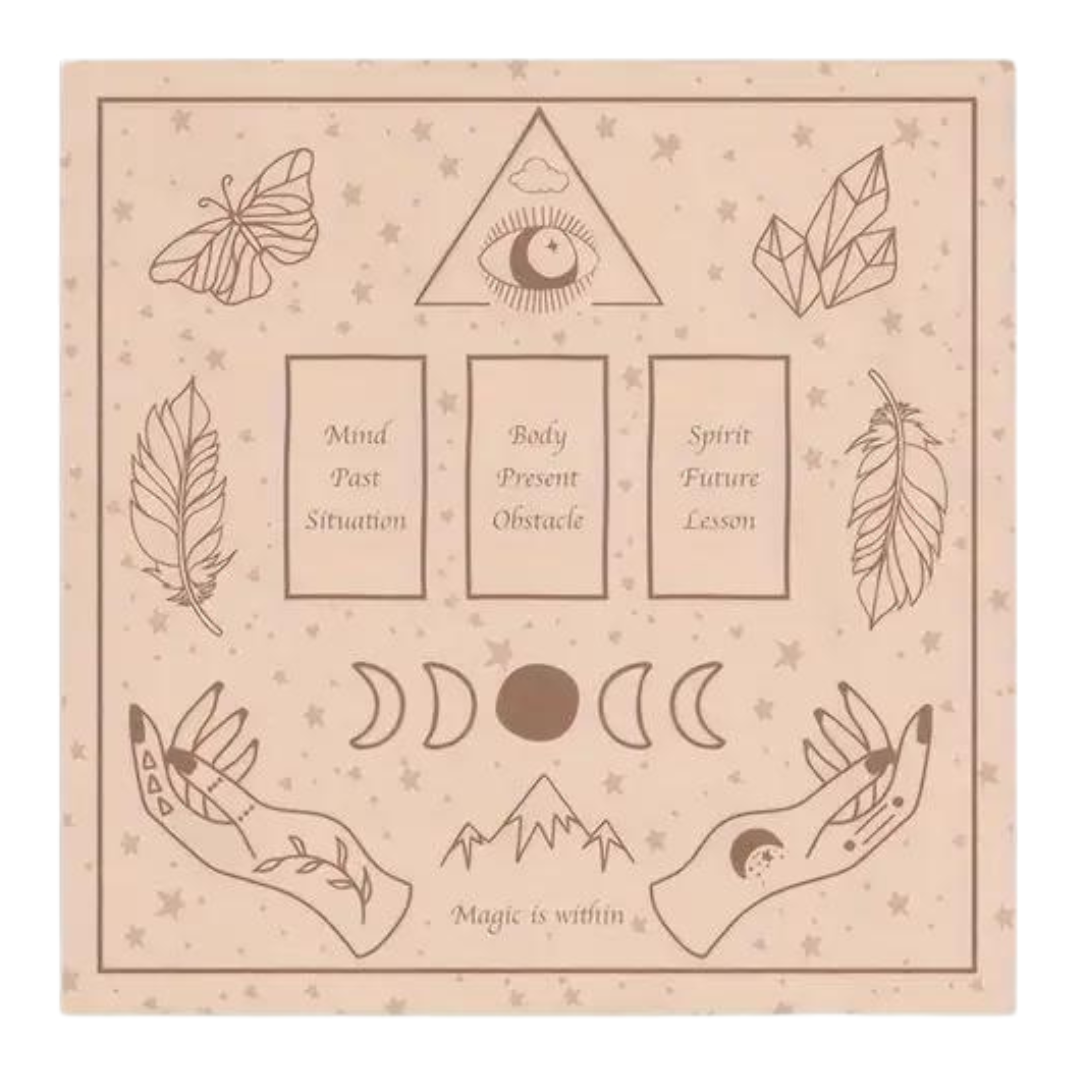 The Magic is Within Three Card Tarot Spread Cloth