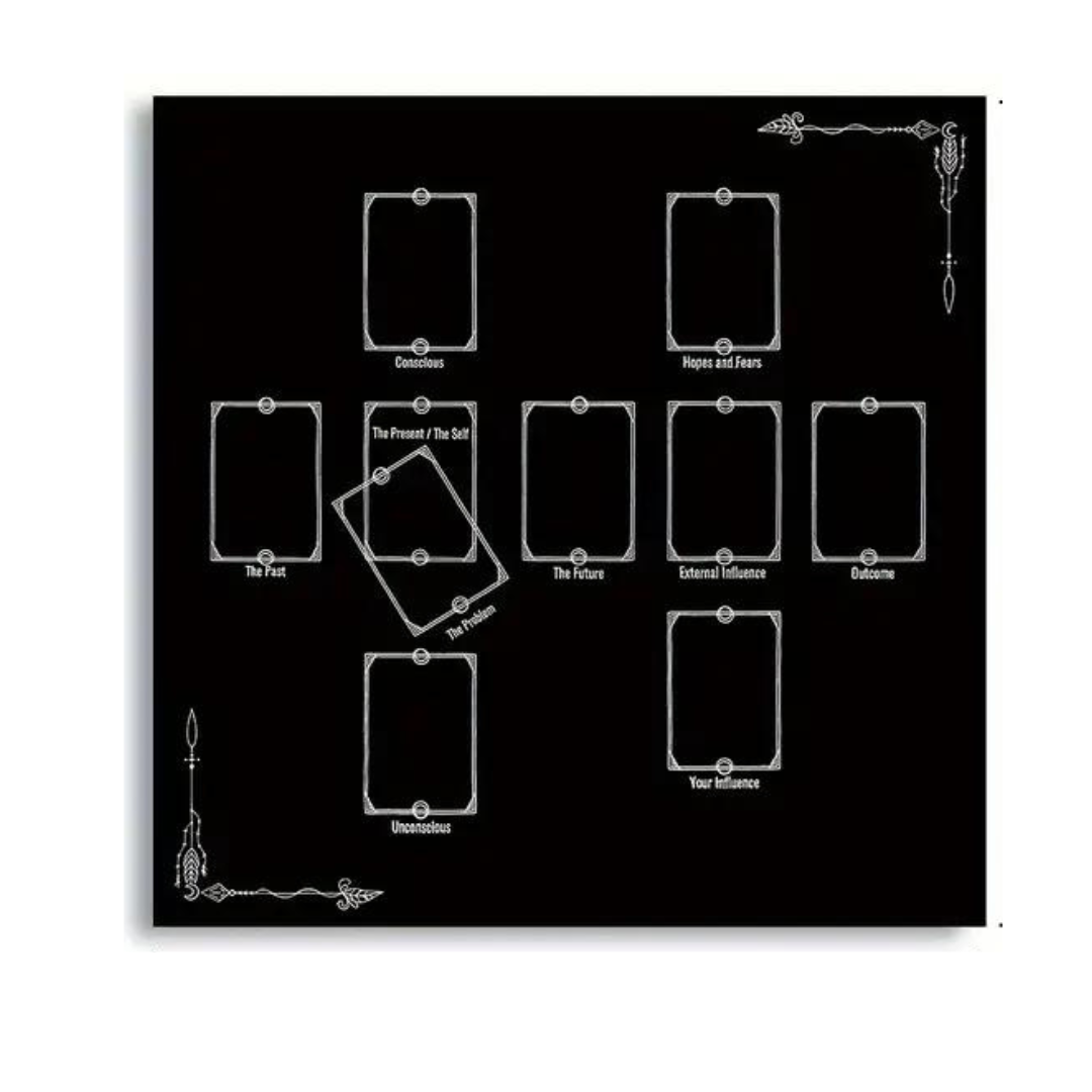 10 Card Tarot Spread Cloth
