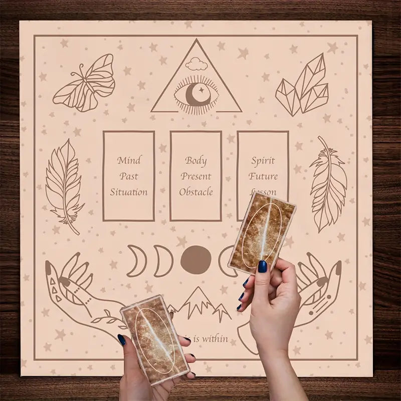 The Magic is Within Three Card Tarot Spread Cloth