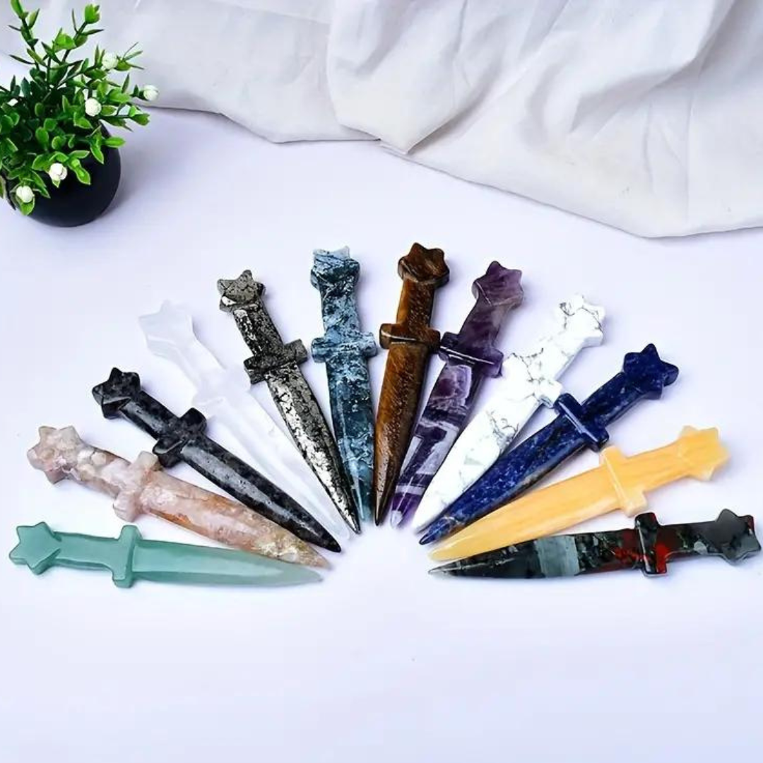 Dream Amethyst Crystal Dagger
