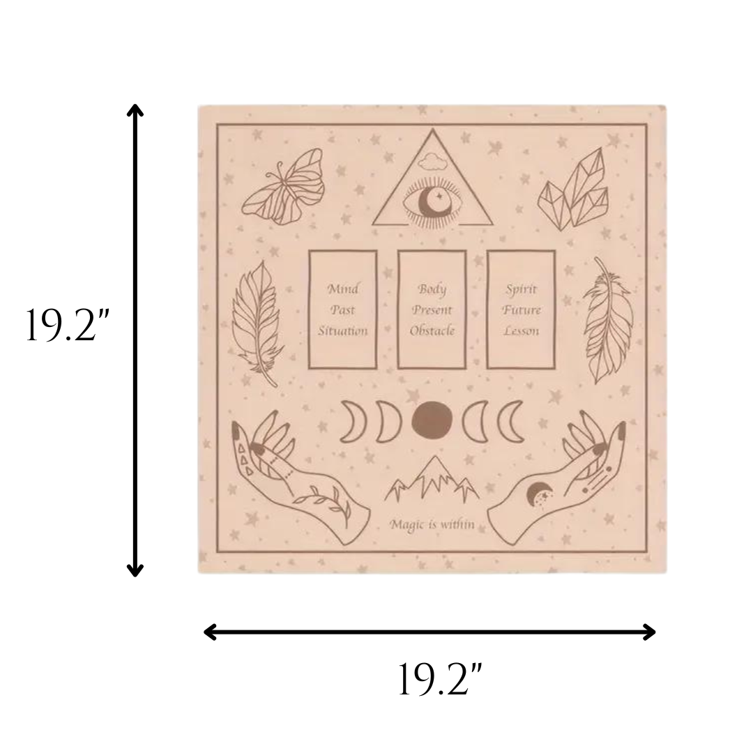 The Magic is Within Three Card Tarot Spread Cloth