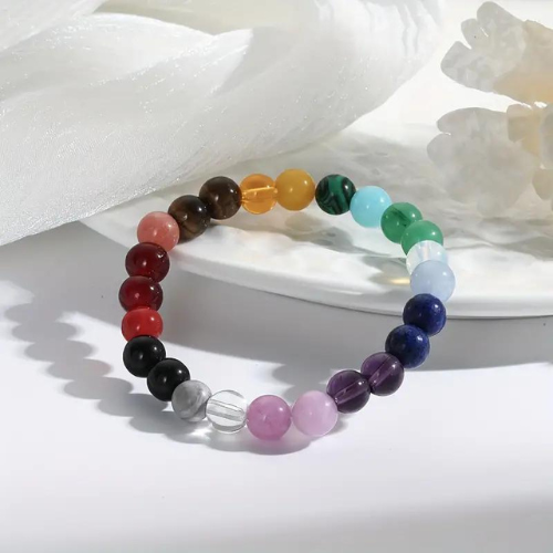 7 Chakra Vibrant Gemstone Bracelet