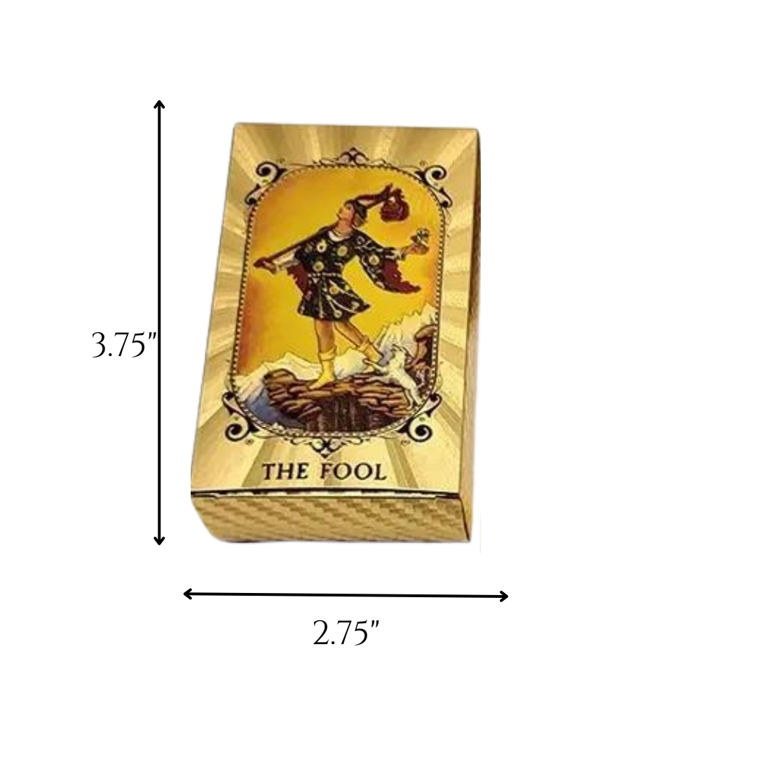 Golden Foiled Tarot Deck