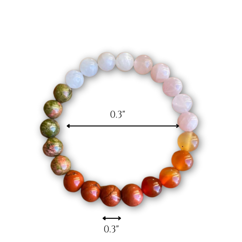 Fertility Bracelet with Natural Gemstones