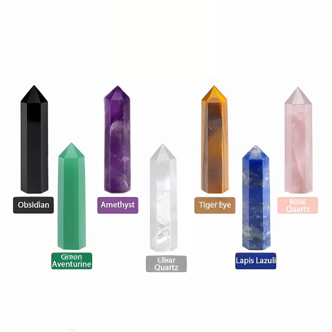 Black Obsidian Volcanic Stone Obelisk