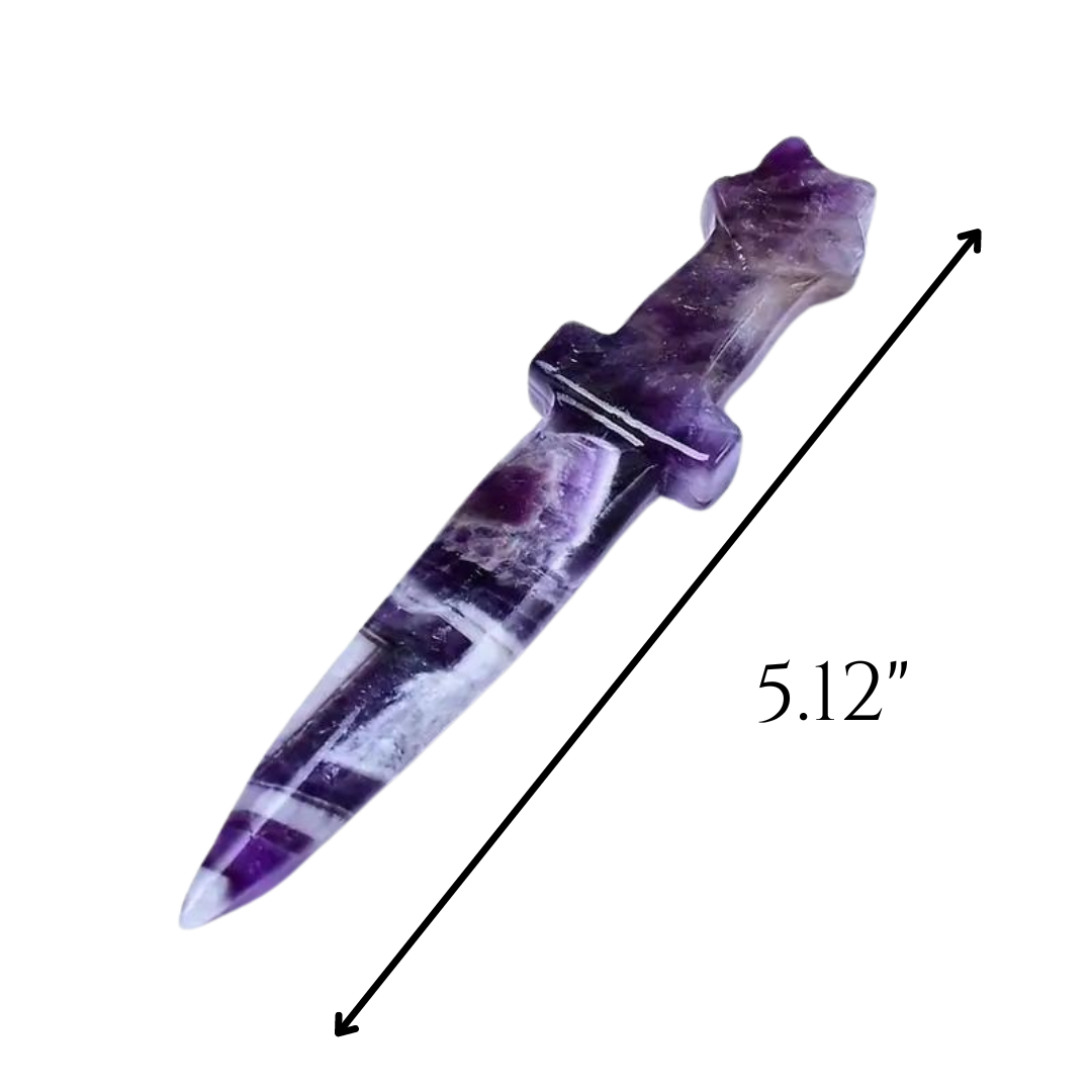 Pyrite Crystal Dagger