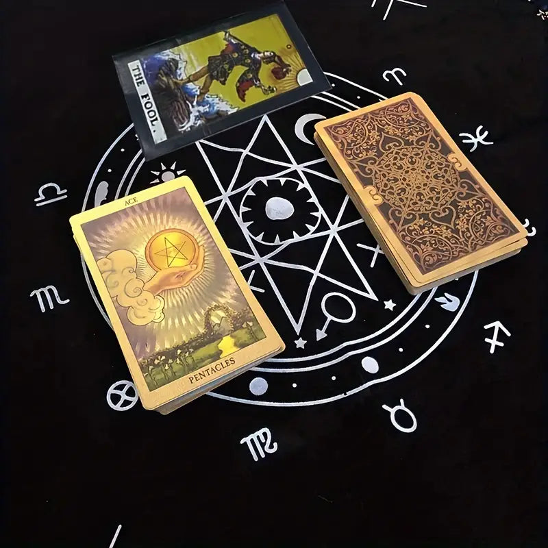 Golden Foiled Tarot Deck